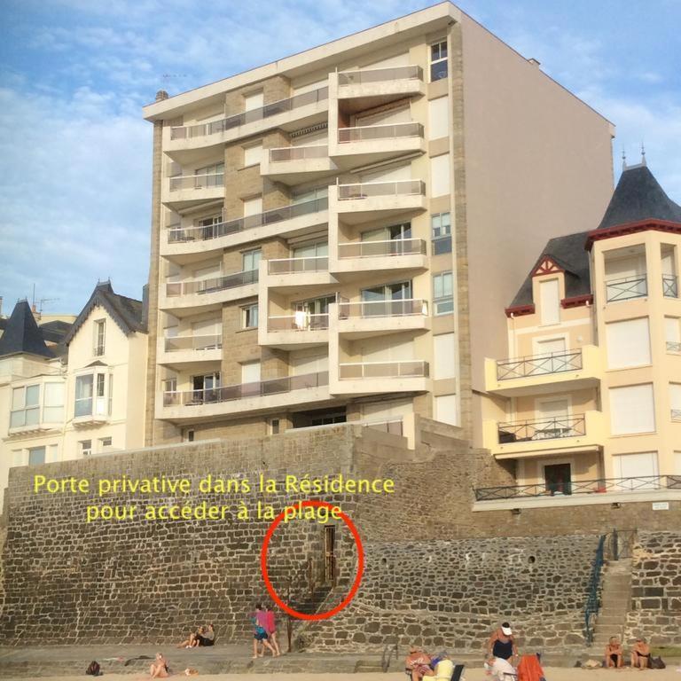 Appartement Les Pieds Dans L'Eau - Residence Sur La Plage Saint-Malo Exterior photo